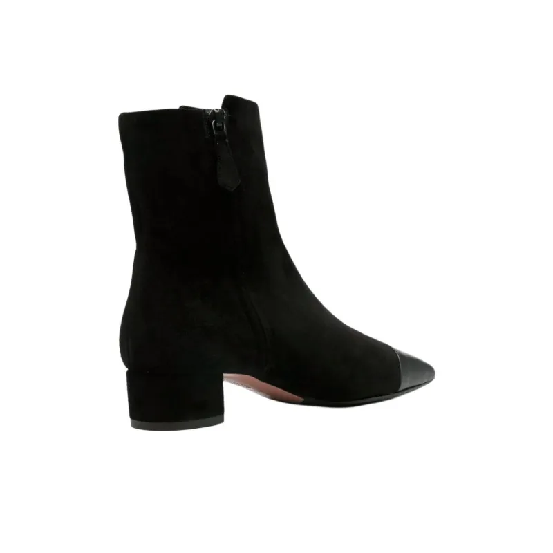 AQUAZZURA French Flirt Ankle Boots 3.5cm Women's Black-2
