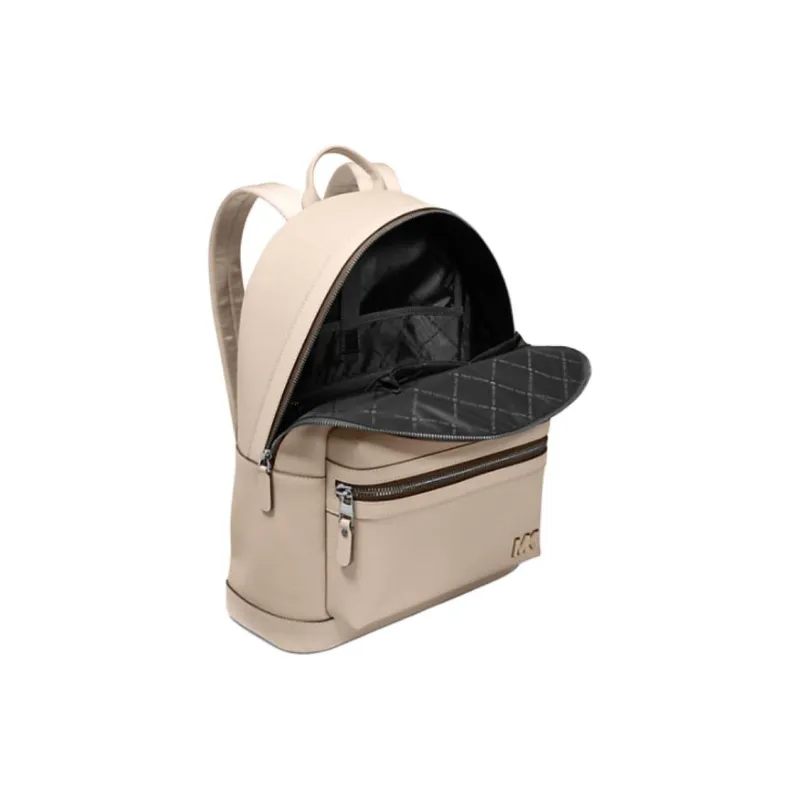 MICHAEL KORS Leather Backpack Regular Men's Beige-1