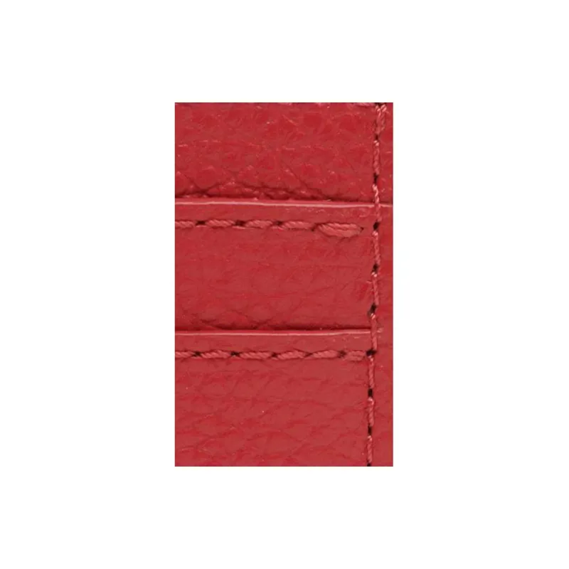 AMIRI Nappa Leather Card Holder Regular Women's Red-4