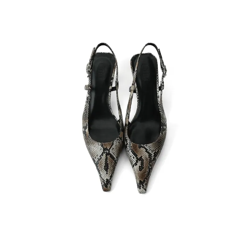 CIHI High Heels Women's Toscana Snake Print/Poseidon Snake Print/Shiraz Wine Red-1