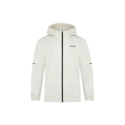 361° Running Collection Trench Coat Men's Light Beige Gray