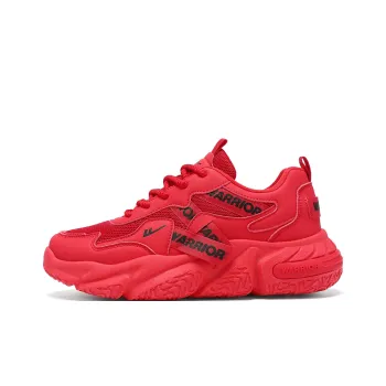 Warrior Wear Resistant Breathable Height Increasing Low Top Chunky Sneakers Unisex