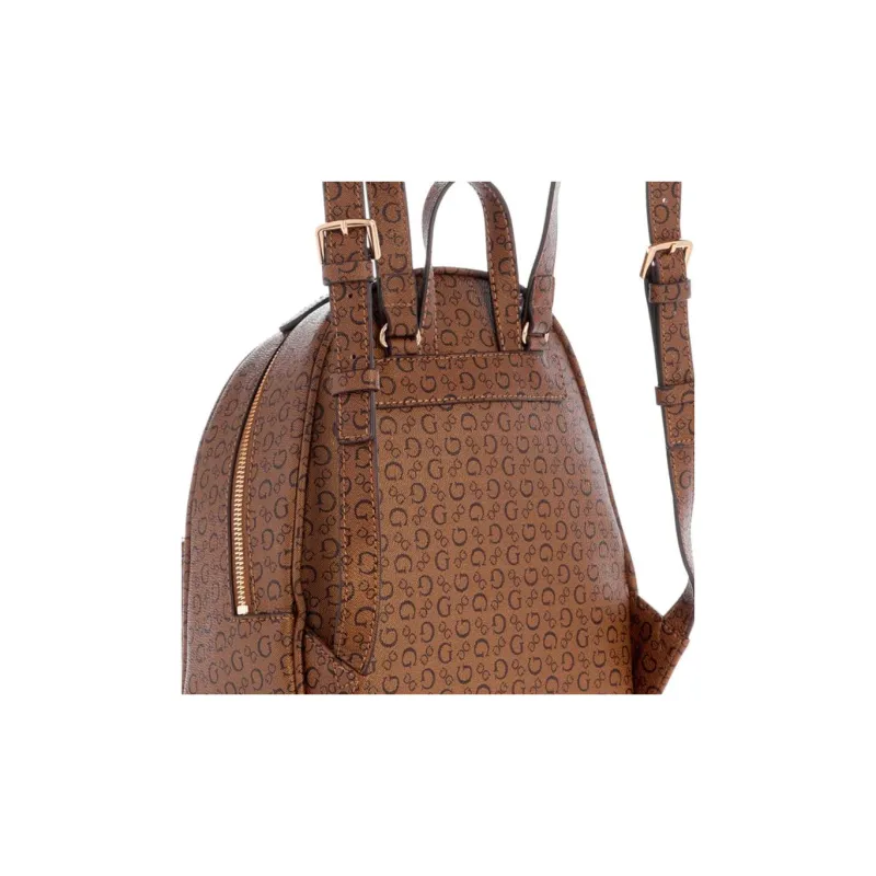 GUESS Artificial Leather Backpack Women's Dark Brown-4