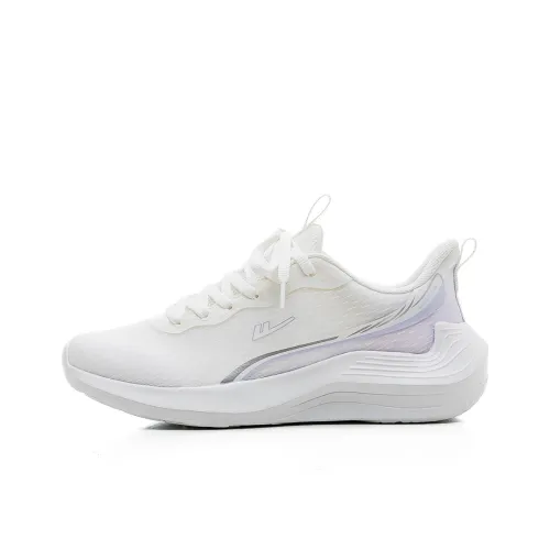 Warrior Durable Breathable Lightweight Low Top Casual Training Long Distance Running Shoes Women's White Purple