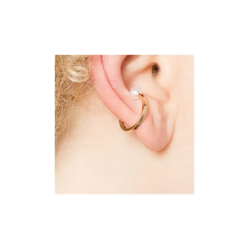 Sophie Bille Brahe 14K Yellow Gold Emma Deux Ear Cuff-2