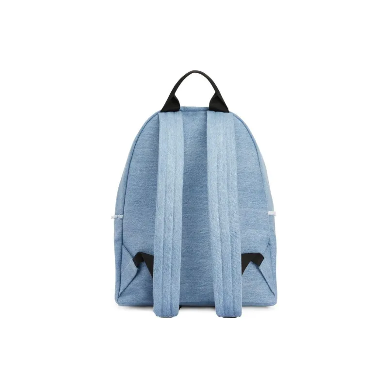 Giuseppe Zanotti Frayed Denim Backpack-3