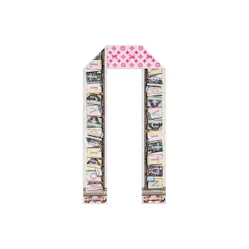 LOUIS VUITTON Silk Scarves Women's Pink