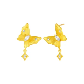 DESIGN CIRCLES S925 Silver Stud Earrings Women's