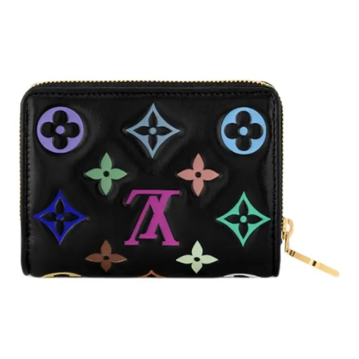 LOUIS VUITTON X Takashi Murakami Lou Wallet Black Multicolored-2