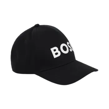 BOSS Logo patch Cotton Baseball Cap