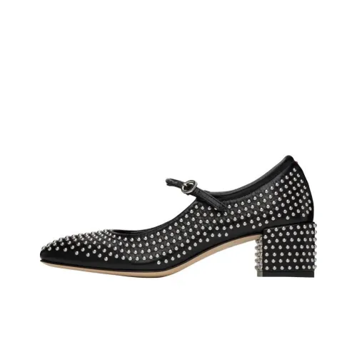 Aeyde Aline Block Heel High Heels 4.5cm Women's Black