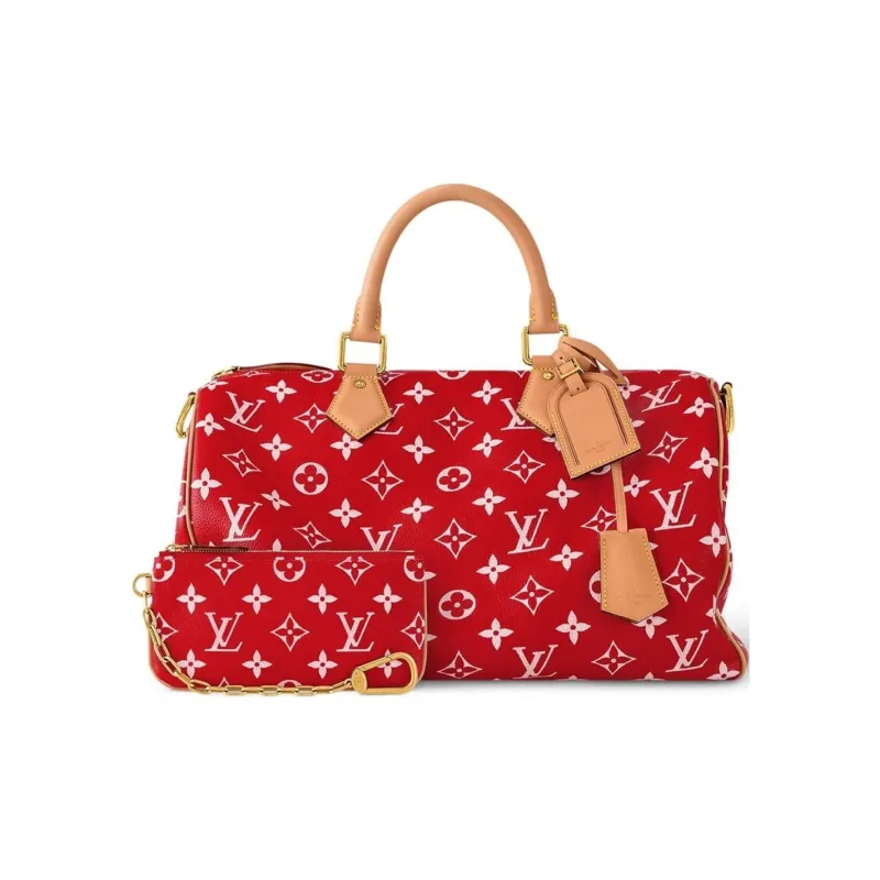 LOUIS VUITTON Speedy P9 Bandouliere 30 Rouge-0