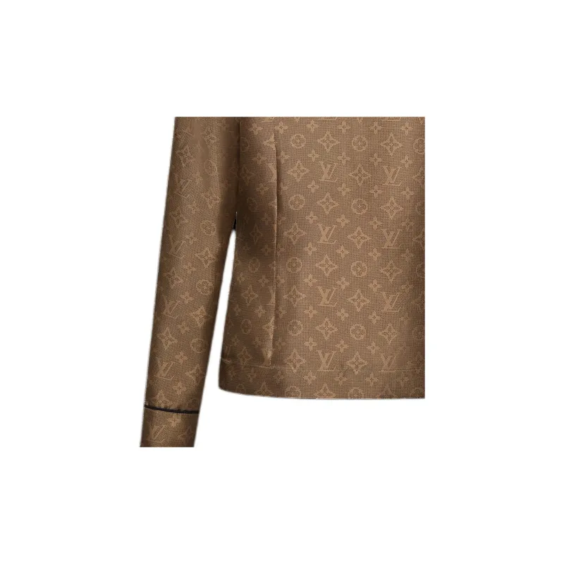 LOUIS VUITTON Inverted Mahina Pajama Shirt-4