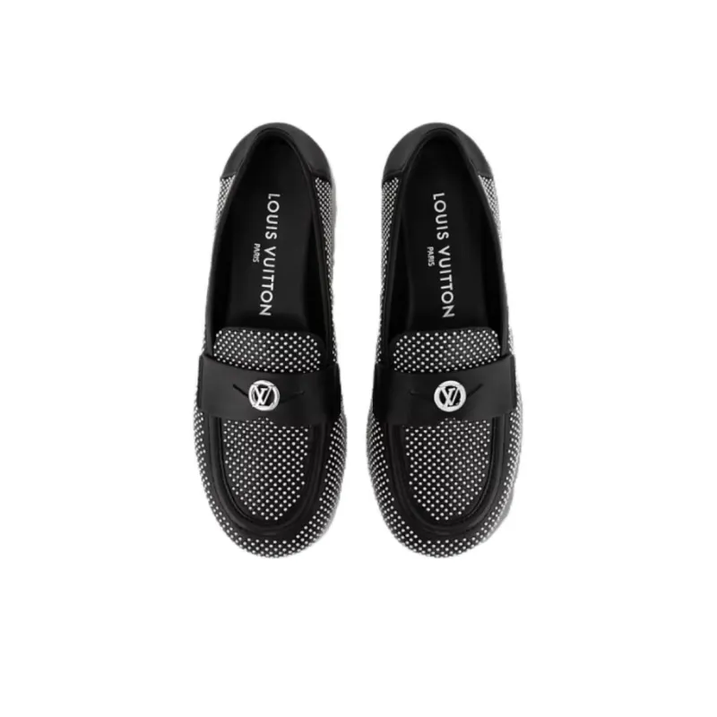 LOUIS VUITTON Soho Loafers Women's Black-3