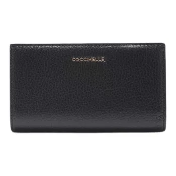 COCCINELLE Logo Lettering Zipped Wallet