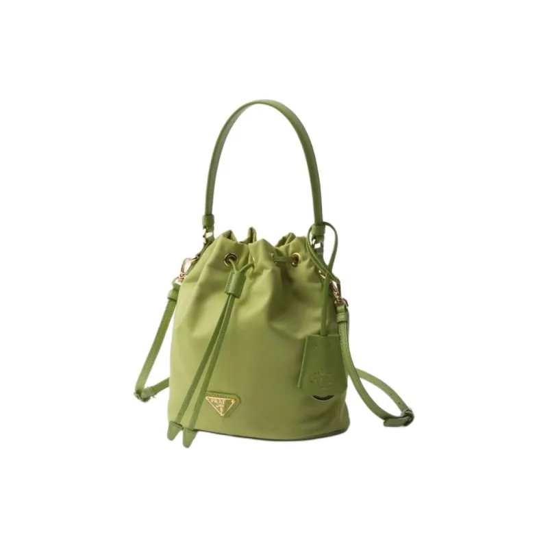PRADA Re-EditionRe-Nylon Polyamide Bucket Bags Shoulder Bag Crossbody Bag Handbag Mini Women's Light Green-1