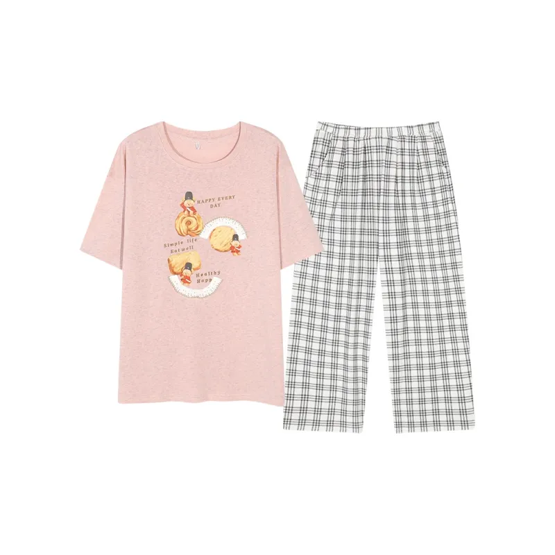 WANANNI Pajama Set Women's Pink-0