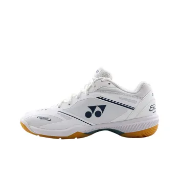 YONEX Cushioned Wear Resistant Coverage Support Low Top Badminton Shoes Unisex White