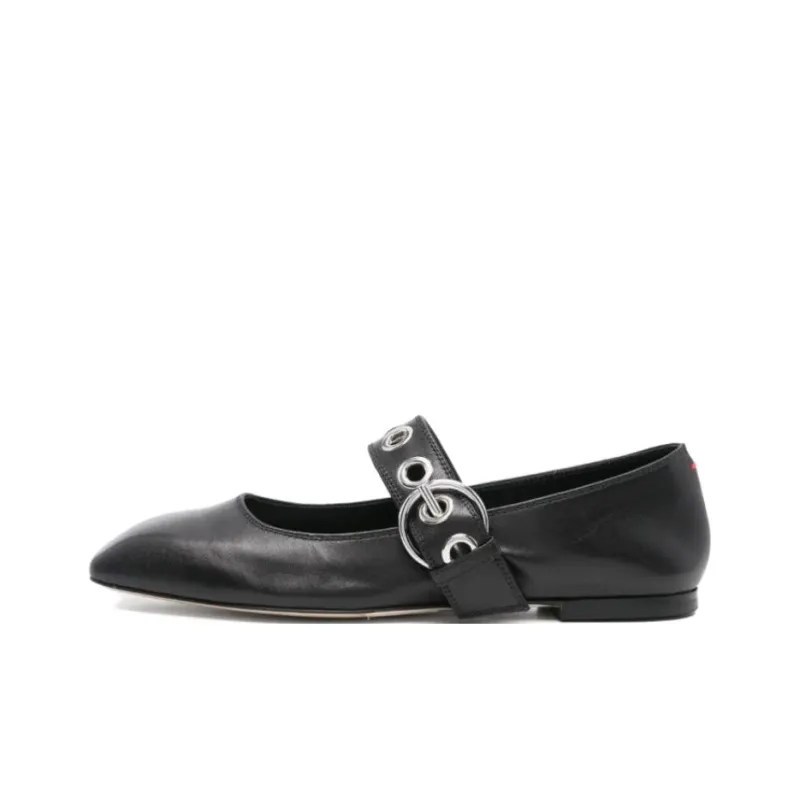 Aeyde Casual Single Shoes Women's Black-0