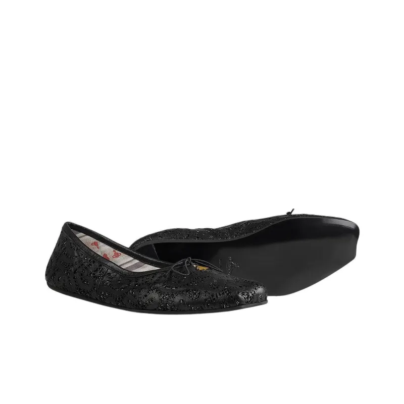 Vivienne Westwood Brigitte Casual Single Shoes Women's Black-5