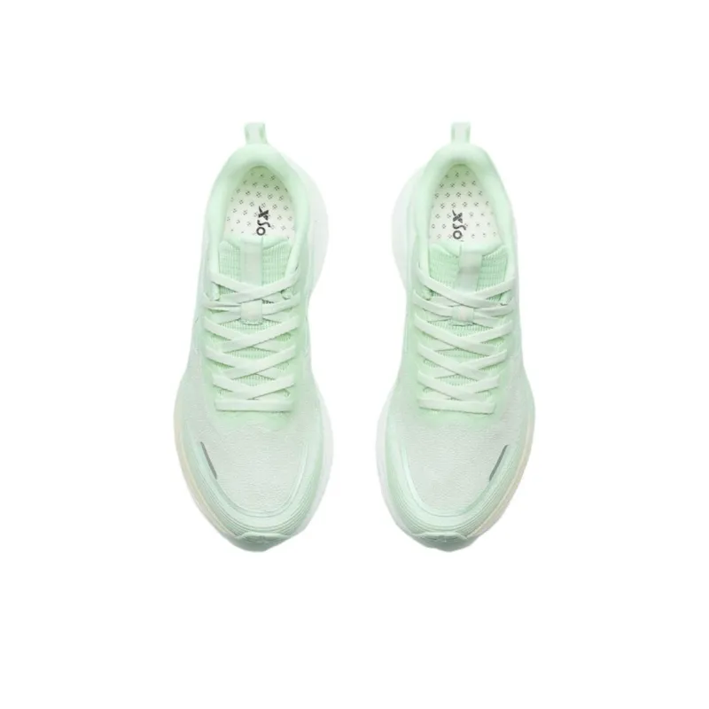 XTEP Kunpeng Slip-Resistant Breathable Height Increasing Low-Top Casual Running Shoes Women's Green-2