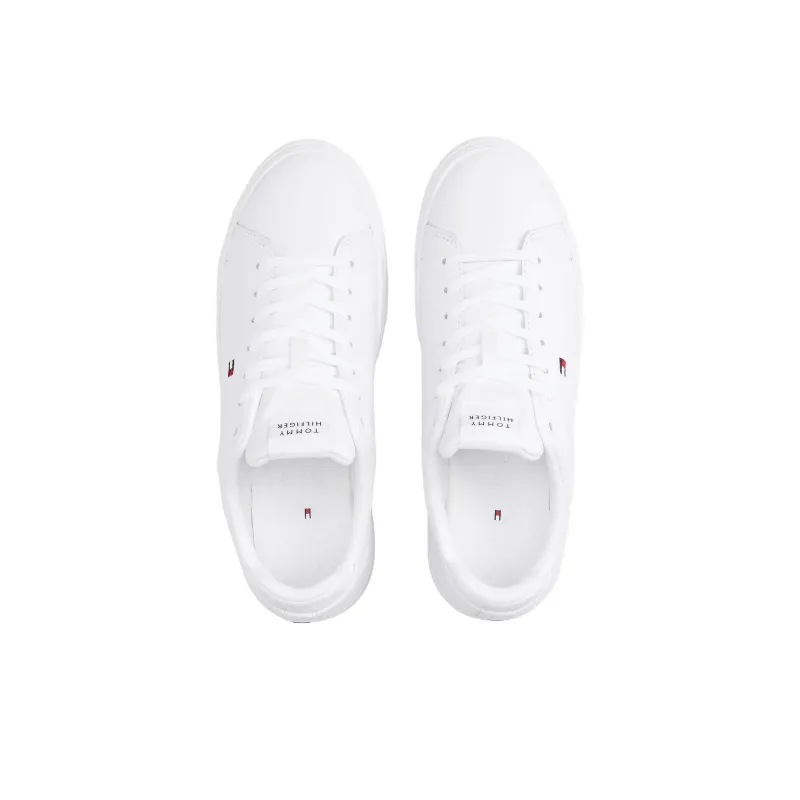 Tommy Hilfiger Low-Top Skateboard Shoes Men's White-3