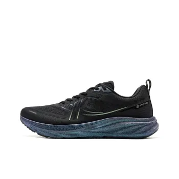 XTEP Thin Base Parsley Durable Breathable Lightweight Low Top Training Running Shoes Men's Black Neon Pink Green