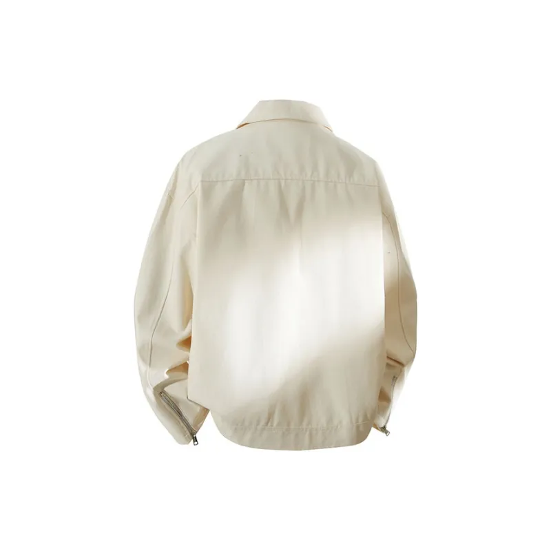 YOSICIL Jackets Coats Unisex Beige-6