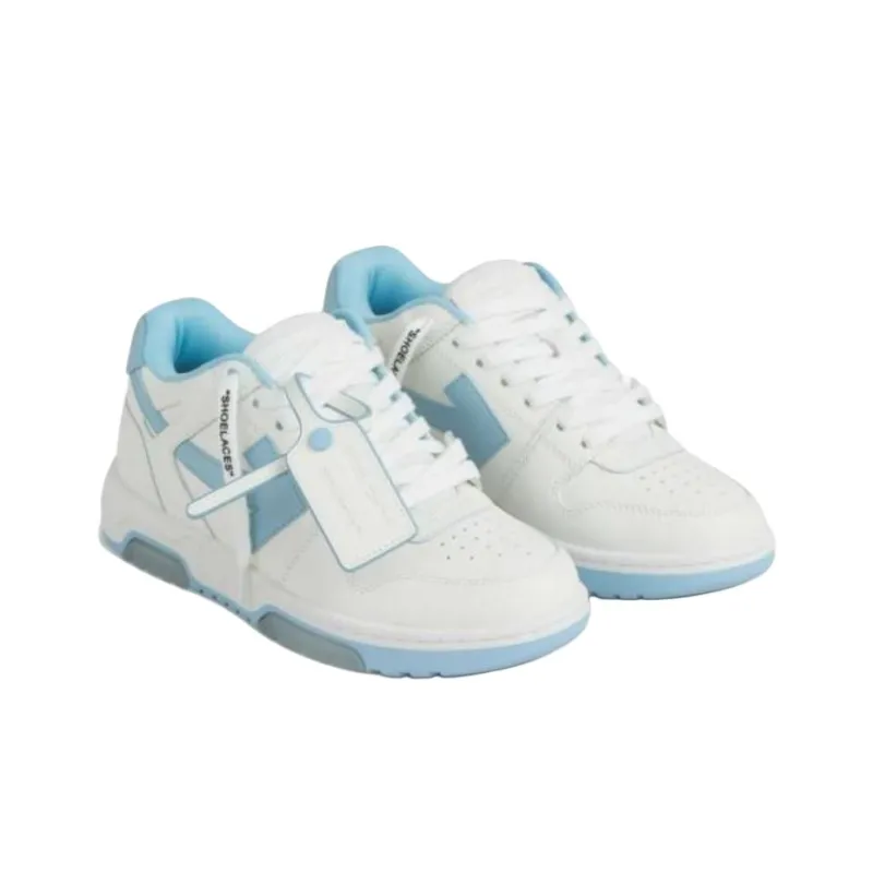 OFF WHITE Low Top Skateboard Shoes Women's White-2