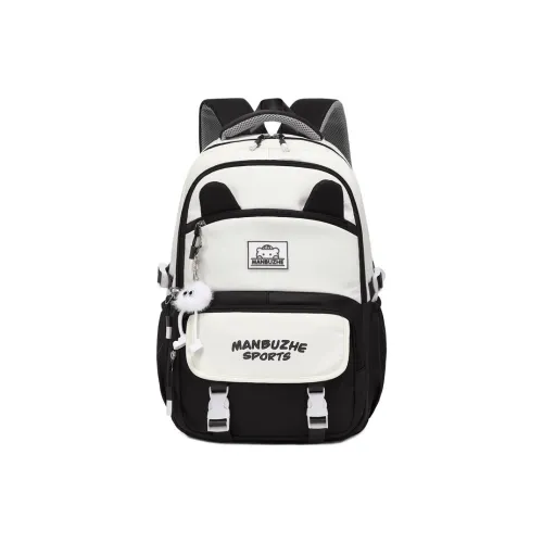 NOMK Nylon Portable One Shoulder Backpack Regular Women's Black/Red/Purple/Khaki/Blue
