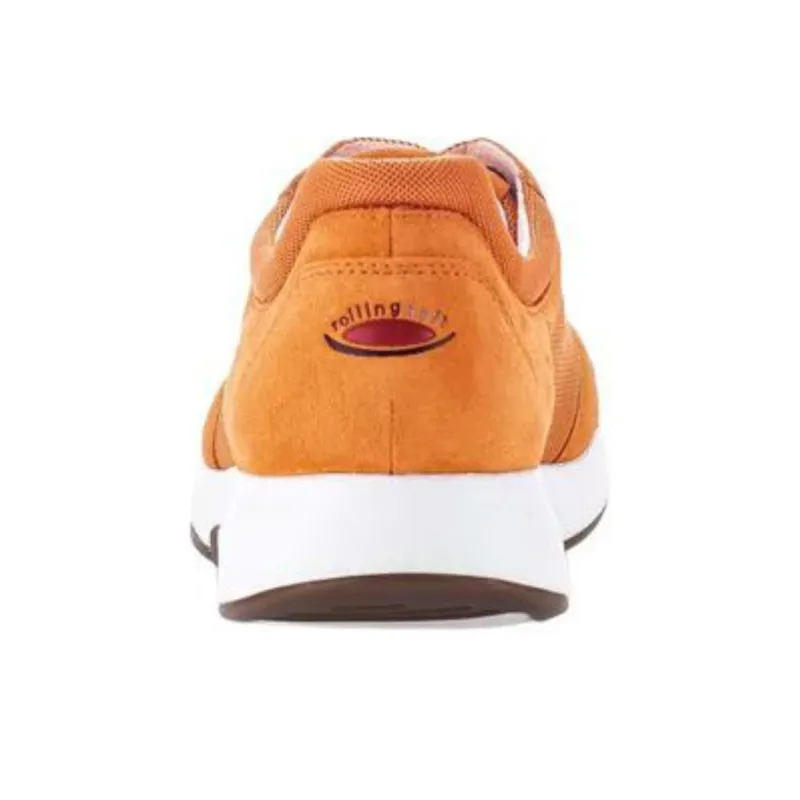 Gabor Rollingsoft Low Top Casual Shoes Women's Orange-4
