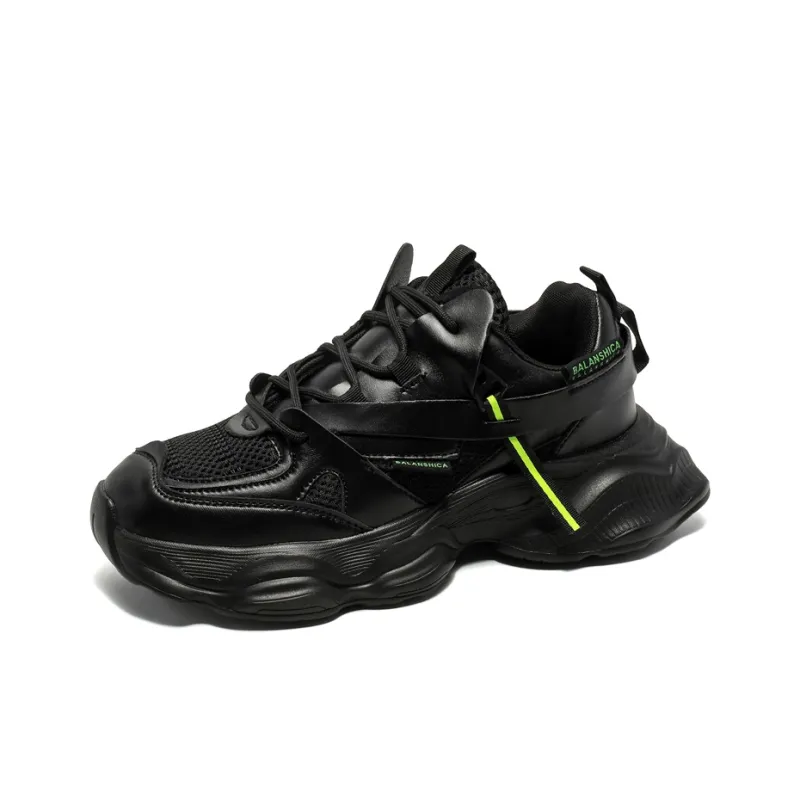 ZOIBBOE Cushioning Anti-Slip And Wear-Resistant Height Increasing Low-Top Chunky Sneakers Unisex-1