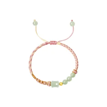 CHOW TAI SENG Bracelets Green Jade Women's