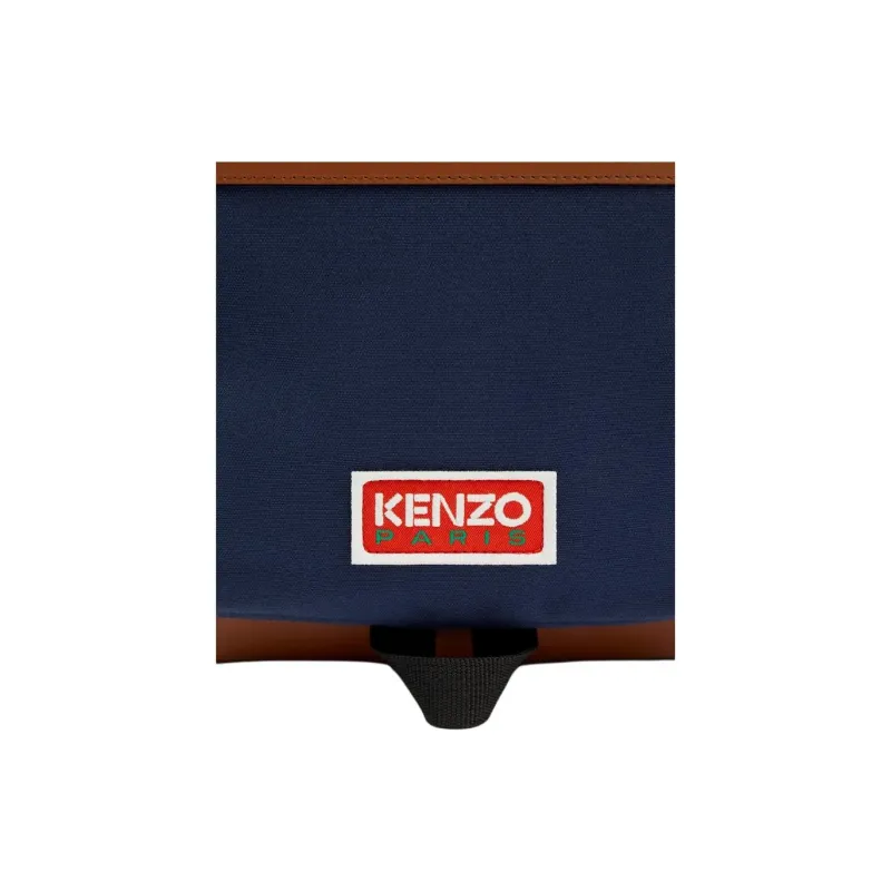 KENZO Canvas Backpack Unisex Blue-3