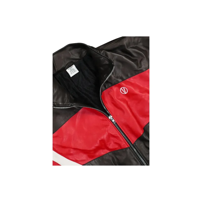 Vetements Leather Tracksuit Jacket-2