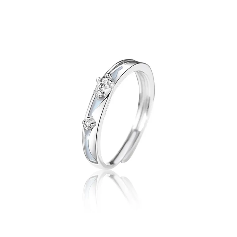 FOREVER MELODY 925 Sterling Silver Rings Unisex-2