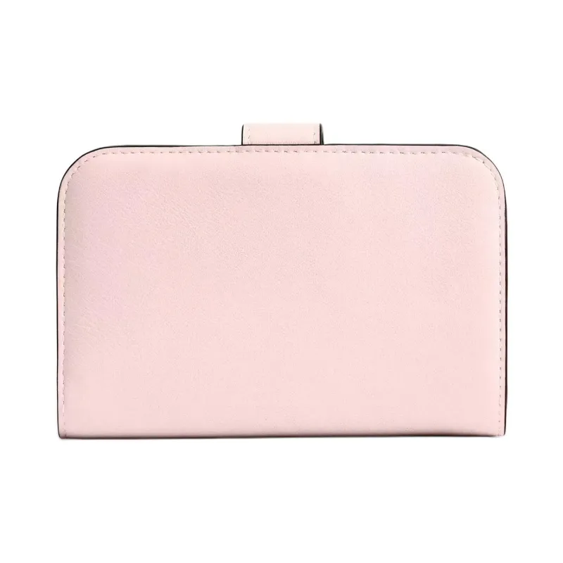 COACH Tabby Grained Leather Wallet Mini Women's Pink-1