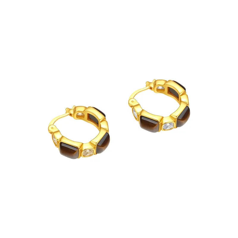 ZHOU LIU FU S925 Silver Earrings Women's-2