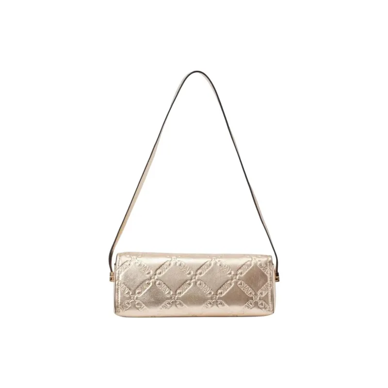 MICHAEL KORS Ludlow Leather Shoulder Bag Women's Light Yellow-1
