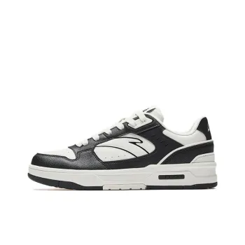 Anta Lieyan1.0 Breathable Lightweight Height Increasing Low Top Skateboard Shoes Women's White Black