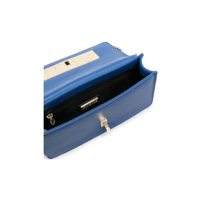 VERSACE JEANS COUTURE Polyurethane Shoulder Bag Crossbody Bag Women's Blue-4