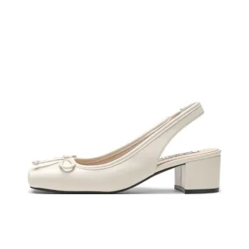 TOOMANYSHOES Coconut Sugar Chunky Heel High Heels 5cm Women's