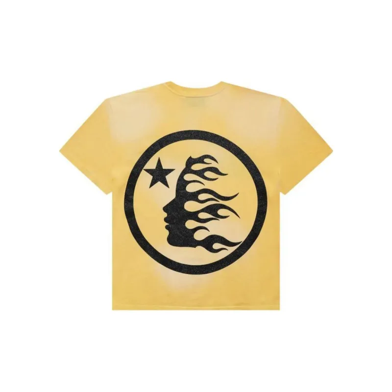 Hellstar Classic Black Glitter Logo T Shirt-1