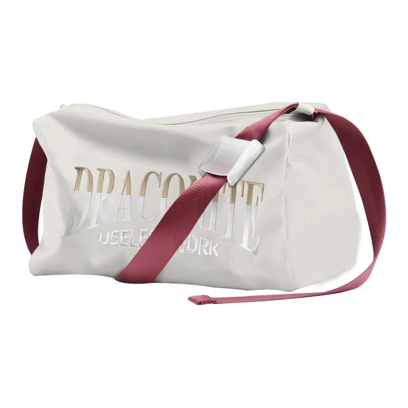 DRACONITE Polyester Shoulder Bag Crossbody Bag Unisex Beige-1