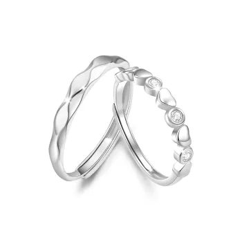 Jodie&Kevin 925 Sterling Silver Rings Unisex