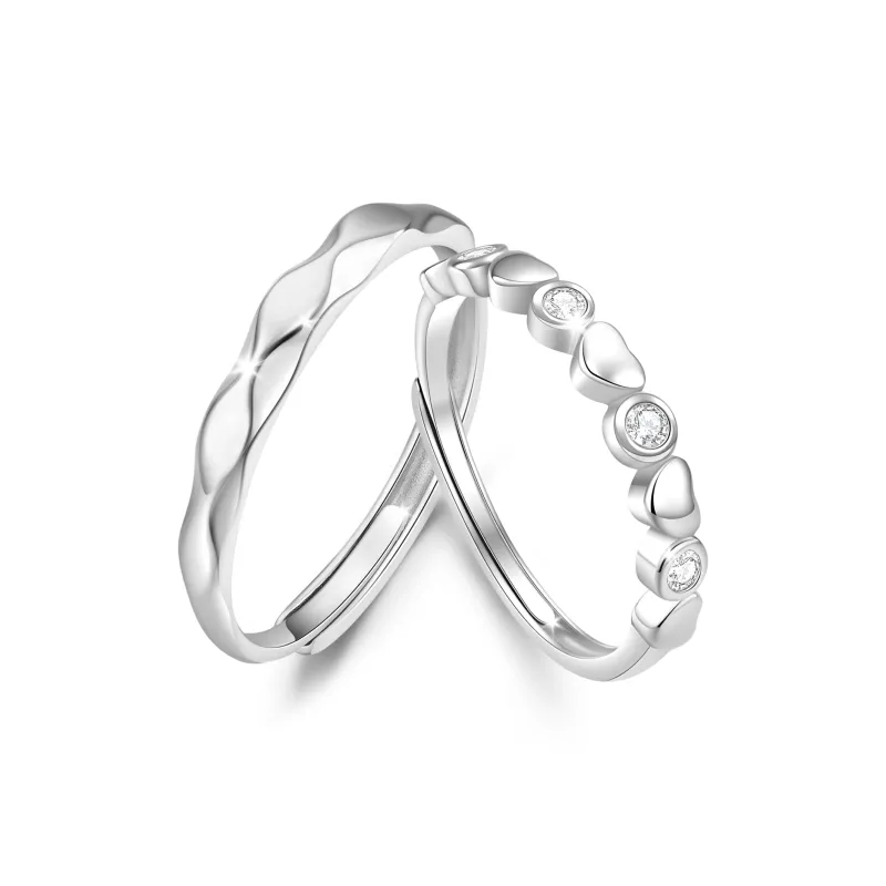 Jodie&Kevin 925 Sterling Silver Rings Unisex-0
