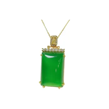 Gifts Chalcedony Necklaces Unisex