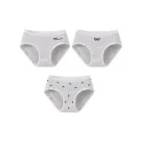 3-Pack (G-Letter Bowknot+Large Bowknot+Gray Full Print)