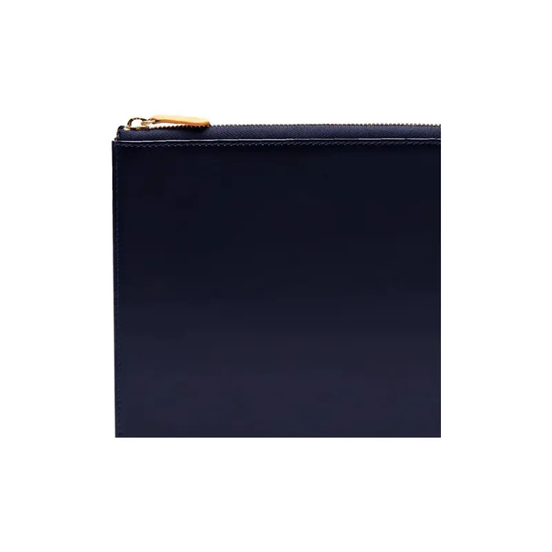ETTINGER Mahler Leather Wallet Large Size Unisex Marine Blue-4