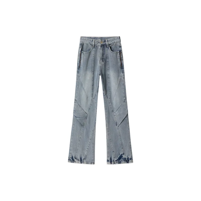 BLANC & ECLARE Versatile Casual Jeans Unisex Vintage-2